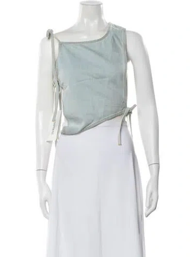 Pre-owned Acne Studios Square Neckline Sleeveless Top In Multi