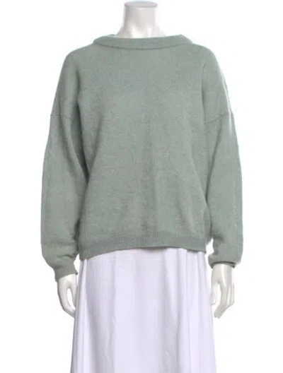 Pre-owned Acne Studios Square Neckline Sweater In Blue