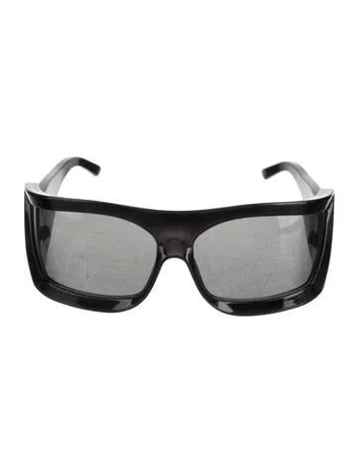 Pre-owned Acne Studios Square Tinted Sunglasses In Black