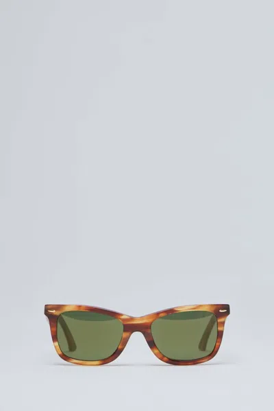 Acne Studios Square-frame Sunglasses In Brown