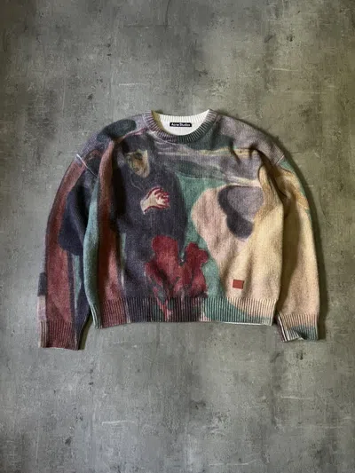 Pre-owned Acne Studios S/s 22 Separation Sweater Multicolor