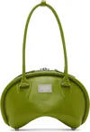 Acne Studios Ssense Exclusive Green Bowlina Small Bag In Abe Lime Green
