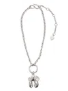 Acne Studios Statement-pendant Necklace In Silver