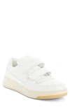 Acne Studios Face Double Strap Low Top Sneaker In Optic White/ecru