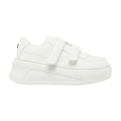 Acne Studios Steffey U Friend Raise Low Top Sneakers In White