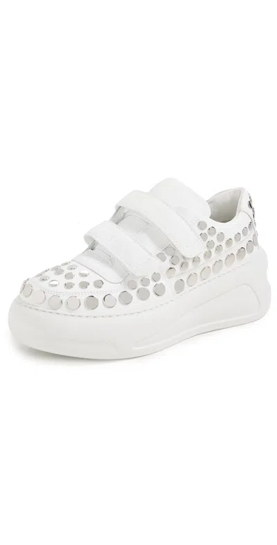 ACNE STUDIOS STEFFEY U FRIEND RAISE STUDS SNEAKERS OPTIC WHITE