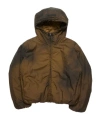 Acne Studios Women Hooded Puffer Jacket In Brown