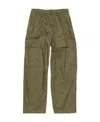 Acne Studios Straight Cotton Cargo Trousers In Green