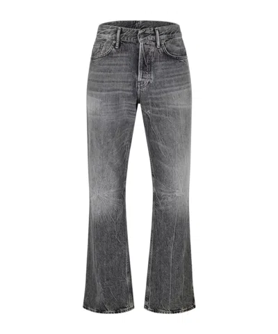 Acne Studios Straight Jeans In Gray