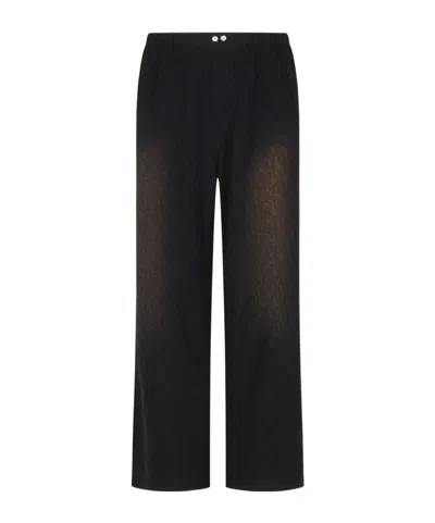 Acne Studios Straight-leg Casual Pants In Black