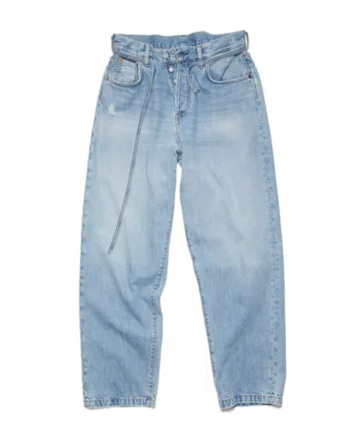 Acne Studios Straight-leg Cotton Jeans In Blue