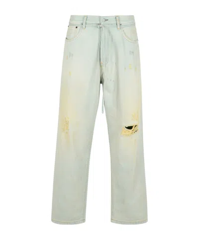 ACNE STUDIOS ACNE STUDIOS STRAIGHT-LEG DISTRESSED JEANS