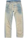 Acne Studios 2023 Penicillin Low Waist Baggy Jeans In Blue