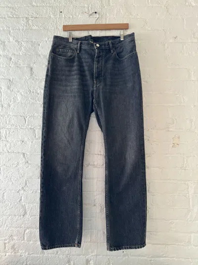 Pre-owned Acne Studios Straight Leg Jeans In Gray
