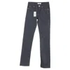 Acne Studios Straight-leg Jeans In Black Cotton Denim In Black