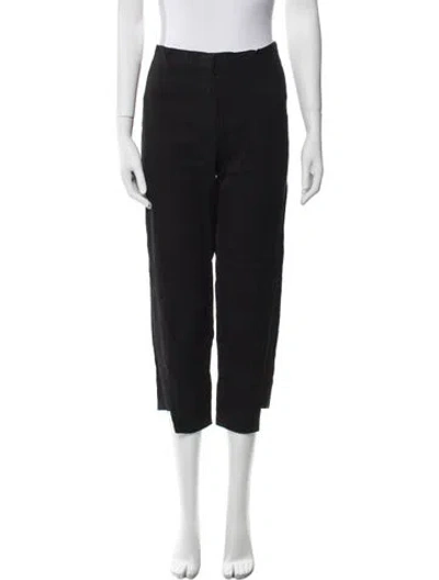 Pre-owned Acne Studios Straight Leg Pants In Black