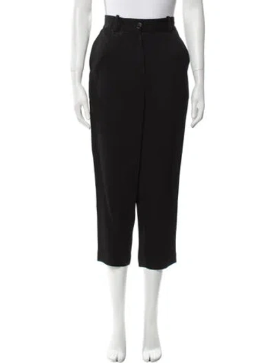 Pre-owned Acne Studios Straight Leg Pants In Black