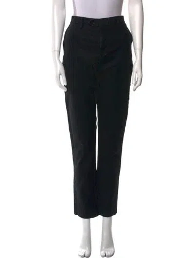 Pre-owned Acne Studios Straight Leg Pants In Black