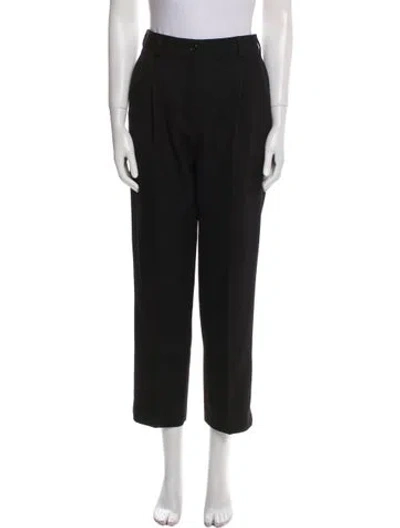 Pre-owned Acne Studios Straight Leg Pants In Black