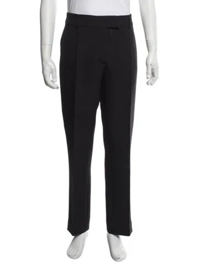 Pre-owned Acne Studios Straight Leg Pants In Black