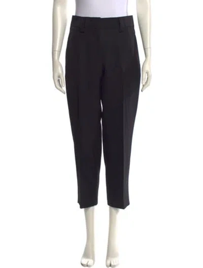 Pre-owned Acne Studios Straight Leg Pants In Black