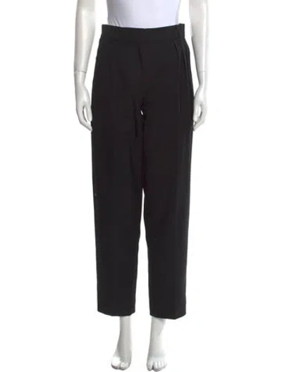 Pre-owned Acne Studios Straight Leg Pants In Black