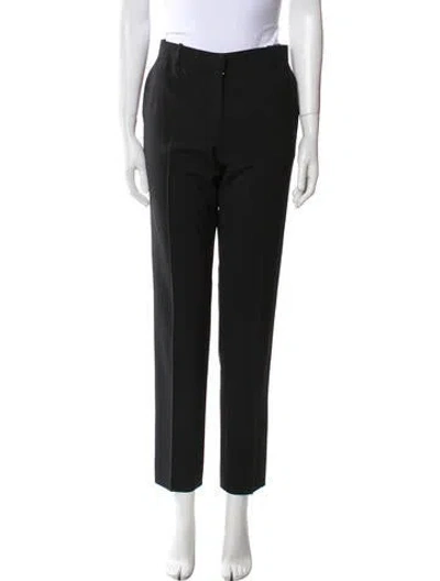 Pre-owned Acne Studios Straight Leg Pants In Black