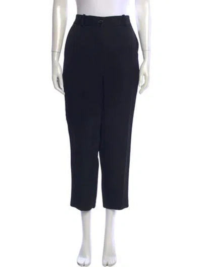 Pre-owned Acne Studios Straight Leg Pants In Black