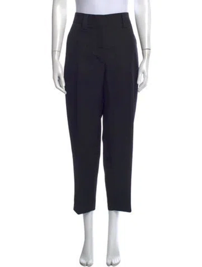 Pre-owned Acne Studios Straight Leg Pants In Black