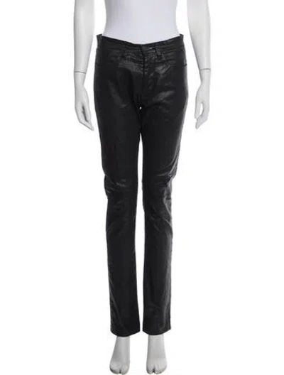 Pre-owned Acne Studios Straight Leg Pants In Black
