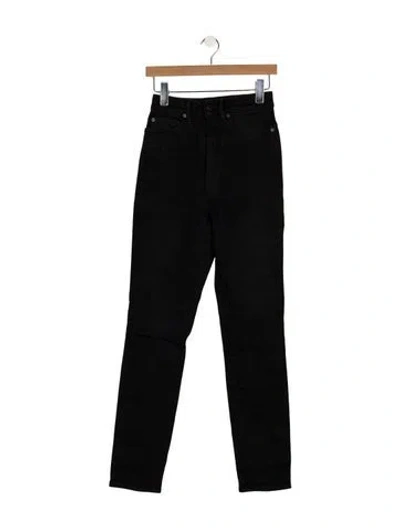 Pre-owned Acne Studios Straight Leg Pants In Black
