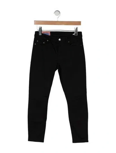 Pre-owned Acne Studios Straight Leg Pants In Black