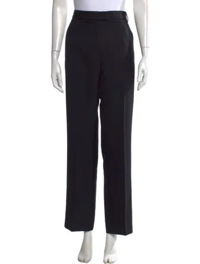 Pre-owned Acne Studios Straight Leg Pants In Black