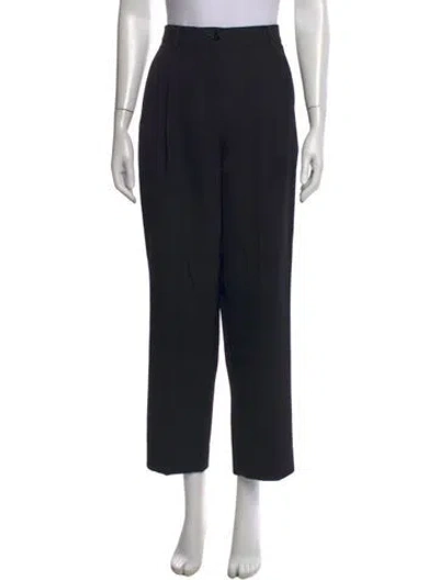 Pre-owned Acne Studios Straight Leg Pants In Black