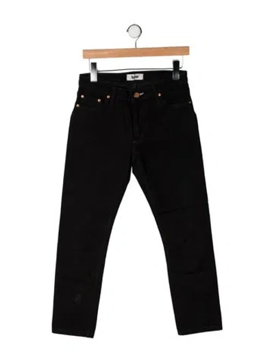 Pre-owned Acne Studios Straight Leg Pants In Black