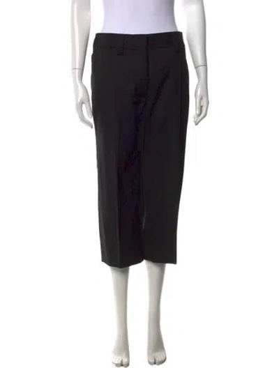 Pre-owned Acne Studios Straight Leg Pants In Black