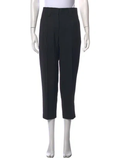 Pre-owned Acne Studios Straight Leg Pants In Black