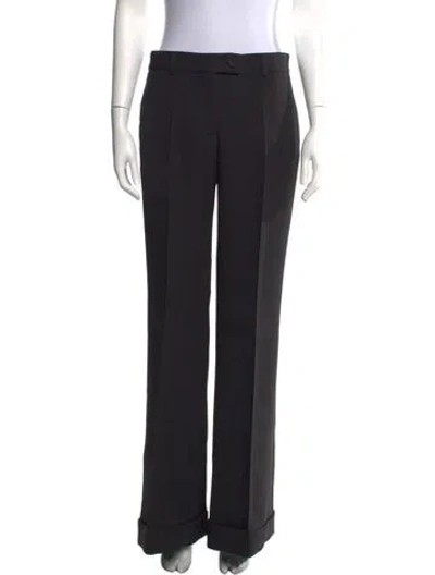 Pre-owned Acne Studios Straight Leg Pants In Black