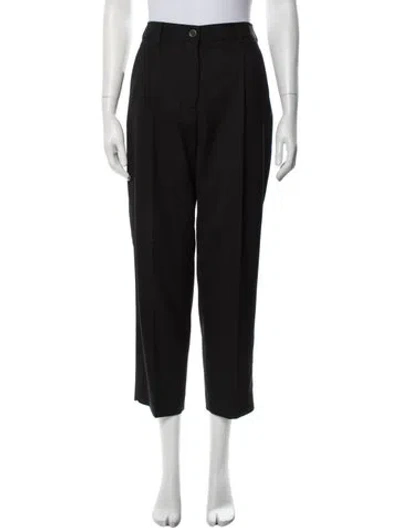 Pre-owned Acne Studios Straight Leg Pants In Black