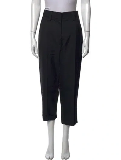Pre-owned Acne Studios Straight Leg Pants In Black