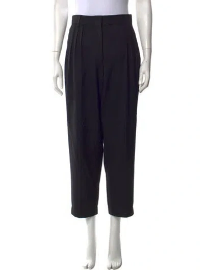 Pre-owned Acne Studios Straight Leg Pants In Black