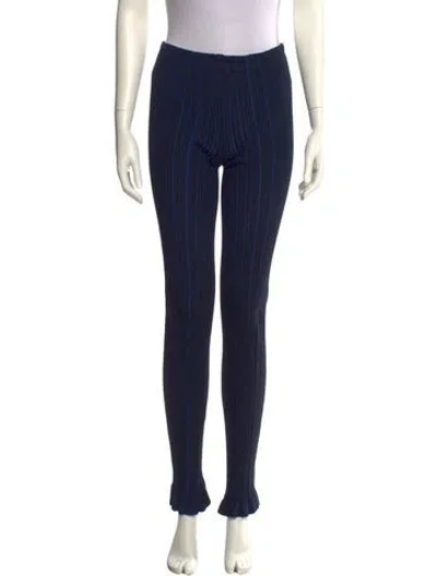 Pre-owned Acne Studios Straight Leg Pants In Blue