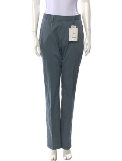 Pre-owned Acne Studios Straight Leg Pants In Blue