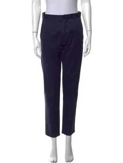 Pre-owned Acne Studios Straight Leg Pants In Blue