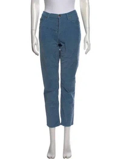 Pre-owned Acne Studios Straight Leg Pants In Blue