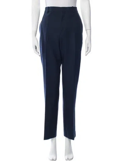 Pre-owned Acne Studios Straight Leg Pants In Blue