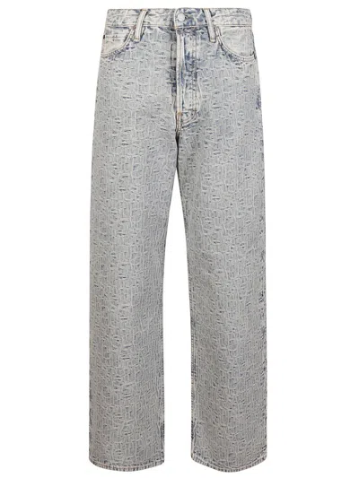 Acne Studios Straight-leg Pants In Blue
