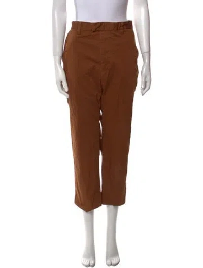 Pre-owned Acne Studios Straight Leg Pants In Brown