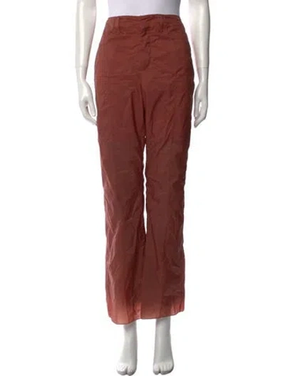 Pre-owned Acne Studios Straight Leg Pants In Brown