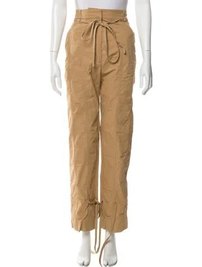 Pre-owned Acne Studios Straight Leg Pants In Brown